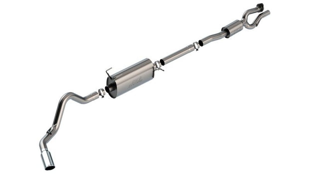 Borla S-Type Cat-Back Exhaust System for Ford F-250/F-350 Super Duty 7.3L/6.8L V8 (2019-2025) with Silver Tip - Part #140843