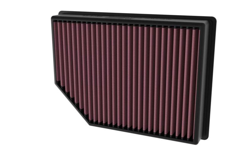K&N Engineering Part 33-5125 High-Flow Replacement Air Filter for Jeep Grand Wagoneer (2022-2023)