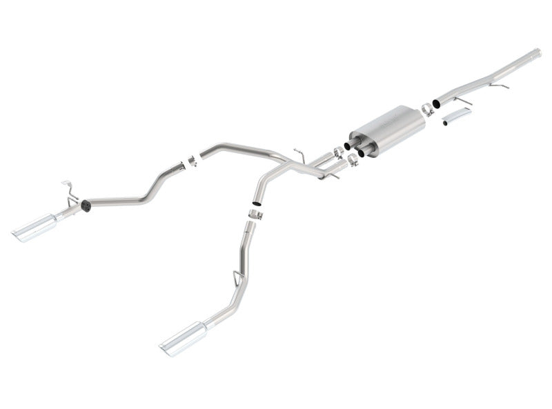 Borla S-Type Cat-Back Exhaust System for 2009-2013 Chevrolet Silverado 1500 & GMC Sierra 1500