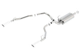 Borla Cat-Back Touring Exhaust System for 2009-2014 Dodge Ram 1500 5.7L V8, Through Bumper Exit, Single Split Rear Exit