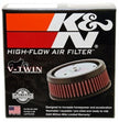K&N Engineering E-3226 Custom Air Filter for Screaming Eagle Intakes – Washable and Reusable