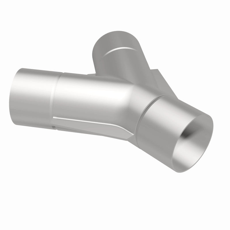 MagnaFlow Part 10733 Stainless Steel Exhaust Y-Pipe – 2.50 inch Diameter, 70 Degree Bend