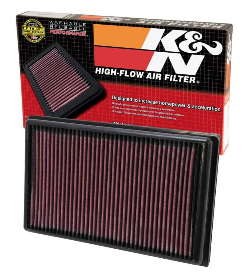 K&N Engineering 33-2475 High-Flow Replacement Air Filter for Chevrolet Impala 3.6L V6