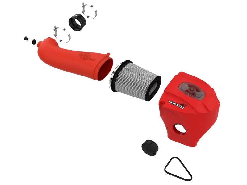 aFe Momentum GT Pro Dry S Stage-2 Intake System for Dodge Challenger and Charger R/T 5.7L HEMI (2011-2015) - Red