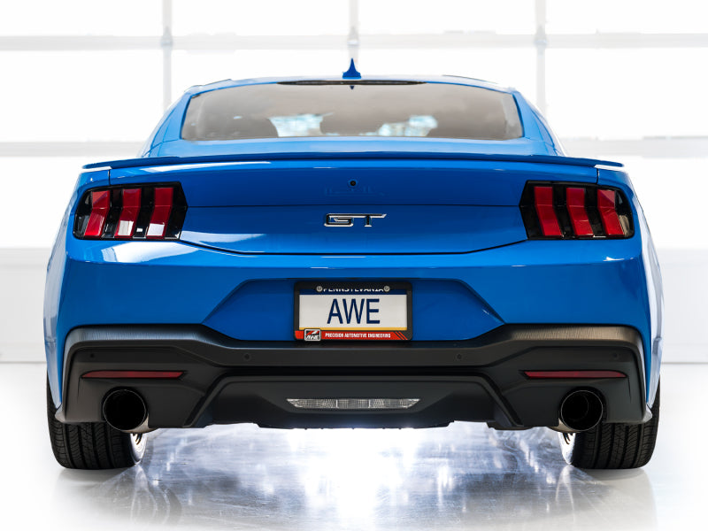 AWE Tuning 2024 Ford Mustang GT S650 Touring Catback Exhaust with Dual Diamond Black Tips