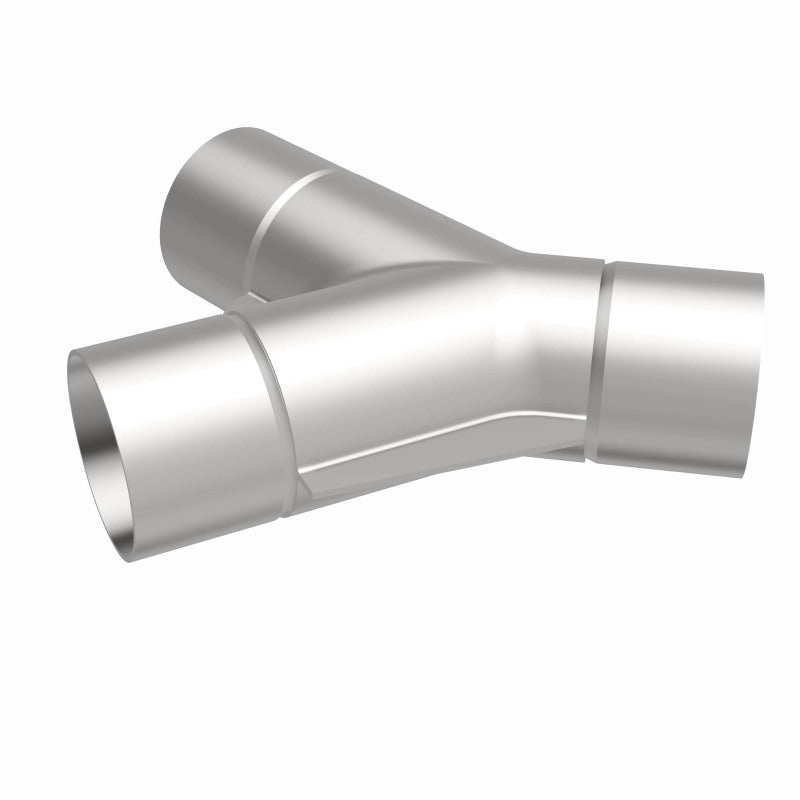 MagnaFlow Part 10733 Stainless Steel Exhaust Y-Pipe – 2.50 inch Diameter, 70 Degree Bend