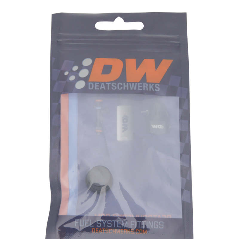 DeatschWerks 6AN ORB Male Plug with Low Profile Internal Allen Hex - Anodized Matte Black