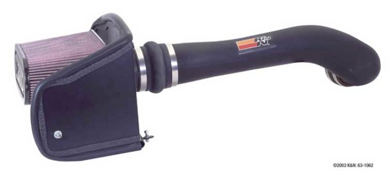 K&N Engineering 57-3037 Cold Air Intake Kit for 2003-2009 Hummer H2 V8-6.0L — Increased Horsepower and Torque