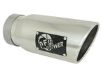 aFe Large Bore-HD 3-Inch 409 Stainless Steel DPF-Back Exhaust System with Polished Tips for Ram 1500 2020-2021