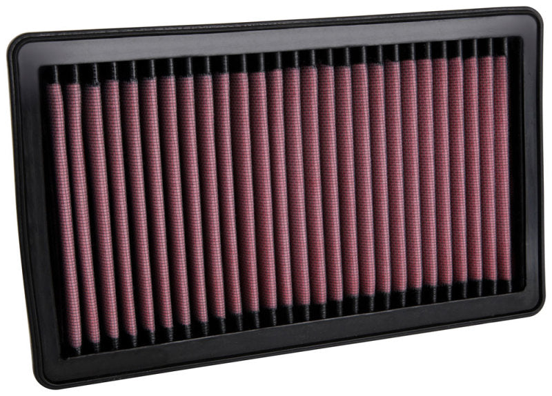 K&N Engineering 33-5106 High-Flow Reusable Air Filter for Jeep Wrangler and Gladiator 3.0L V6 Diesel