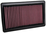 K&N Engineering 33-5106 High-Flow Reusable Air Filter for Jeep Wrangler and Gladiator 3.0L V6 Diesel