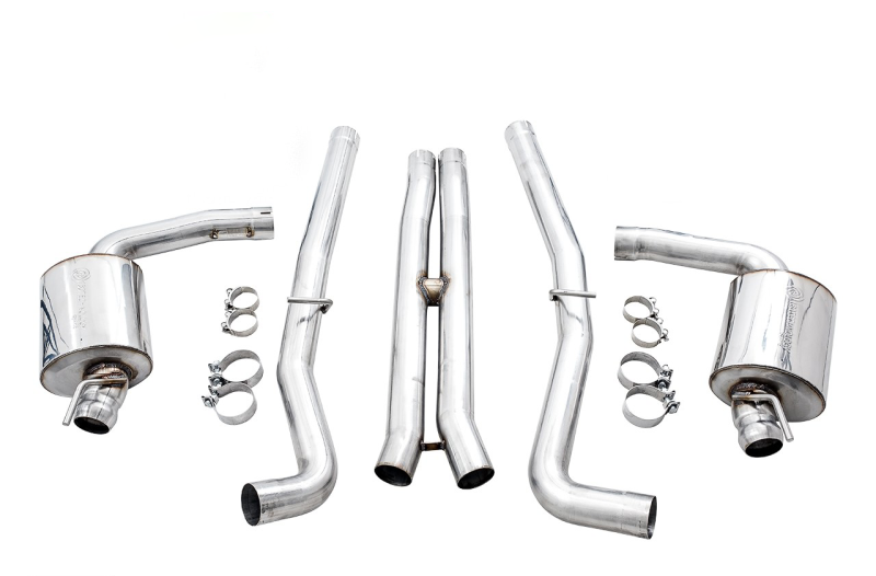 AWE Tuning 2015+ Dodge Challenger 6.4L/6.2L Non-Resonated Touring Edition Exhaust with Stock Tips