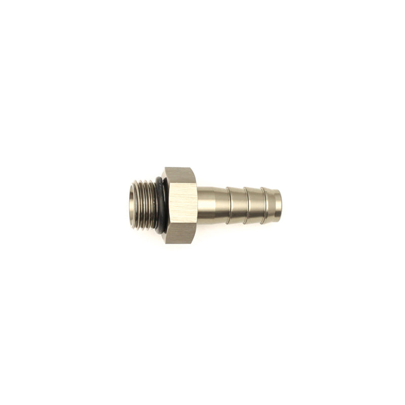 DeatschWerks 6AN ORB Male to 3/8 Inch Male Triple Barb Fitting with O-Ring