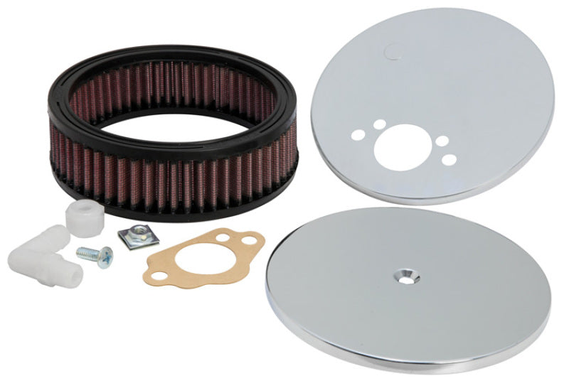 K&N Engineering Custom Round Racing Air Filter Kit - 5.875 inch OD, 1.313 inch ID, 1.81 inch Height
