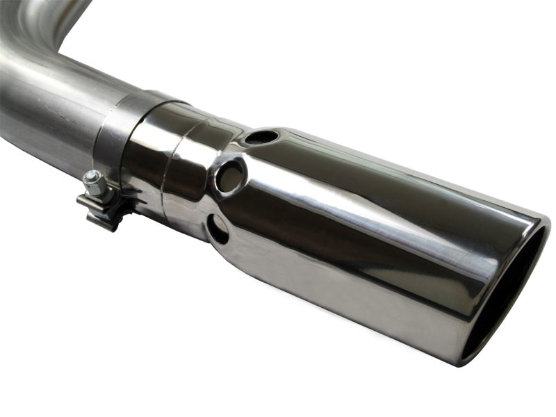 aFe MACHForce XP 4-inch Stainless Steel DPF-Back Exhaust System for GM Diesel Trucks (2007-2010 V8-6.6L LMM)