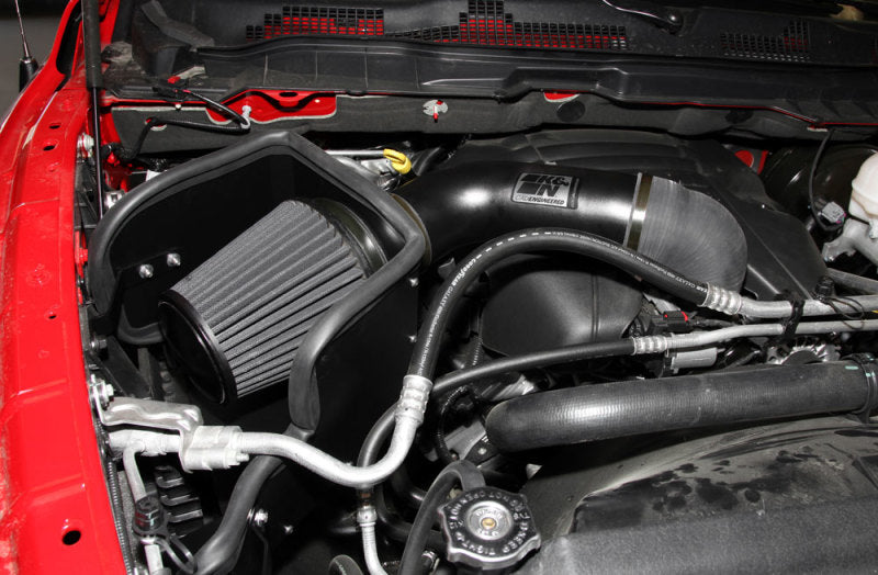 K&N Engineering 71-1561 Black Performance Cold Air Intake Kit for Ram 1500 and Ram 2500 with 5.7L V8