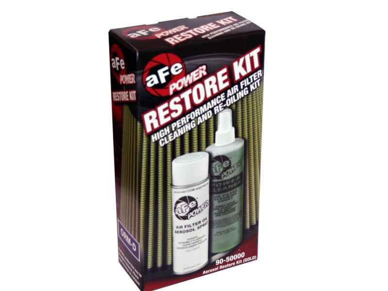 aFe MagnumFLOW CHM Restore Kit Aerosol - Gold Filter Oil & Cleaner for Pro GUARD 7 Air Filters