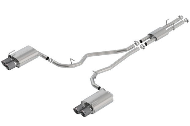 Borla ATAK Cat-Back Exhaust System for 2020-2023 Ford Explorer ST & Lincoln Aviator with Carbon Fiber Tips