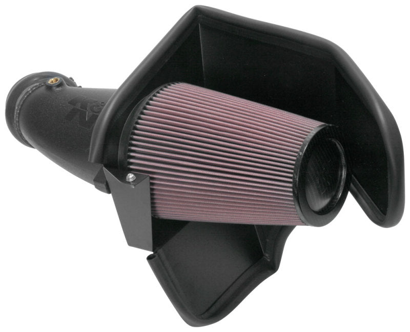 K&N Engineering Part 63-1577 High-Flow Cold Air Intake System for Dodge Challenger and Charger V8-6.2L