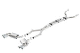 Borla ATAK Cat-Back Exhaust System for 2016-2024 Chevrolet Camaro SS & LT1 6.2L V8 with Dual Tips
