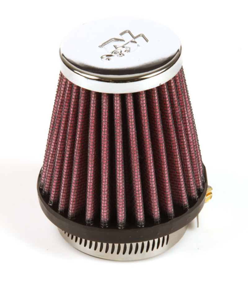K&N Engineering Universal Chrome Air Filter Part RC-1060 – 1 15/16 inch Flange, 3 inch Base, 2 inch Top, 3 inch Height