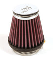 K&N Engineering Universal Chrome Air Filter Part RC-1060 – 1 15/16 inch Flange, 3 inch Base, 2 inch Top, 3 inch Height