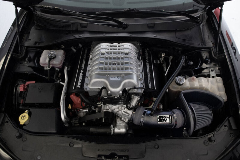 K&N Engineering 17-23 Dodge Charger and Challenger Hellcat SC 6.2L V8 DryFlow Performance Air Intake System