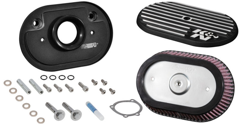 K&N Engineering Street Metal Air Intake System for Harley Davidson 2001-2002 Models (Part RK-3953)