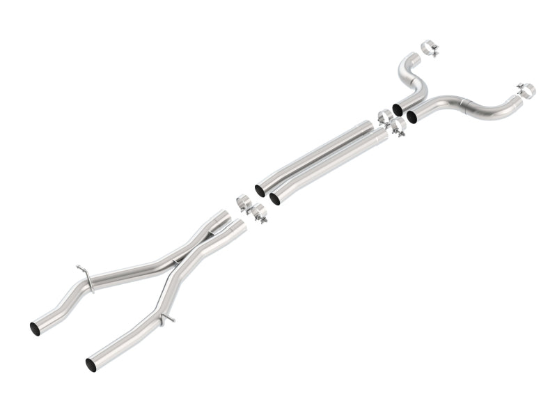 Borla 60607 X-Pipe with Mid-Pipes for 2016-2024 Chevrolet Camaro SS and LT1 V8 Models