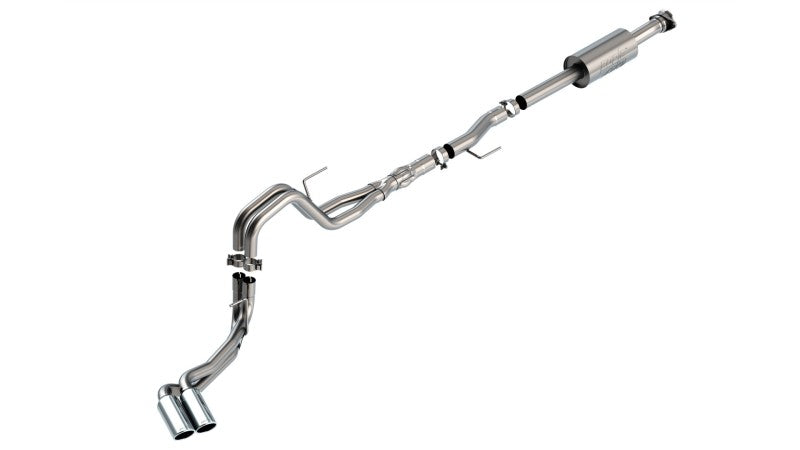 Borla F-150 2021-2025 5.0L ATAK Cat-Back Exhaust System with Dual Side Exit and Chrome Tips
