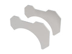 Borla Universal 2.25-inch T-304 Stainless Steel Pipe and Muffler Bracket Kit (2 Pieces)