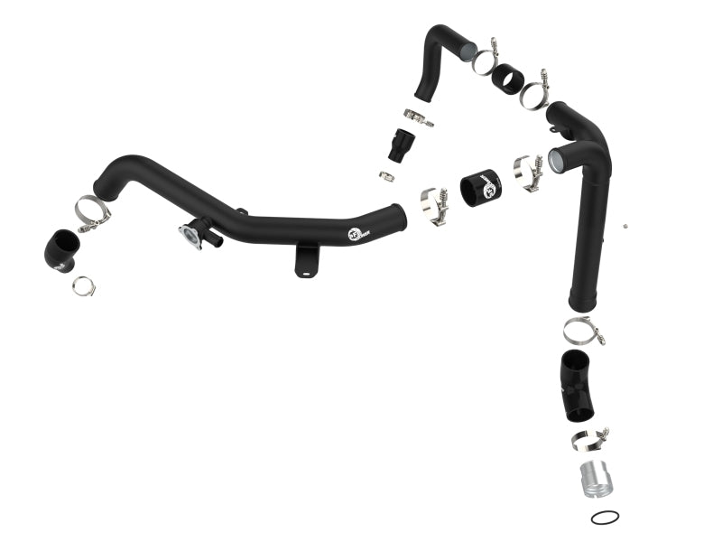 aFe BladeRunner Aluminum Hot Charge Pipe Kit for Ford Bronco 2021-2022 V6-2.7L – Black