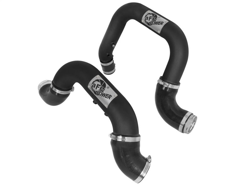 aFe BladeRunner Black Intercooler Tubes Combo for 2016-2018 GM Colorado and Canyon with 2.8L Diesel Engine (Part #46-20264-B)