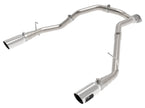 aFe Large Bore-HD 3-Inch 409 Stainless Steel DPF-Back Exhaust System with Polished Tips for Ram 1500 2020-2021