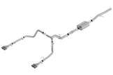 Borla 140776CF ATAK Cat-Back Exhaust System for 2019-2023 Chevrolet Silverado 1500 & GMC Sierra 1500 with 6.2L V8 Engine and Factory Split Rear Exit