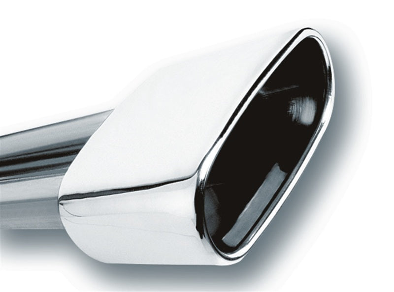 Borla 2.5-inch Inlet Rectangular Rolled-Edge Exhaust Tip with 6.69 x 3 Inches Outlet - Part #20244