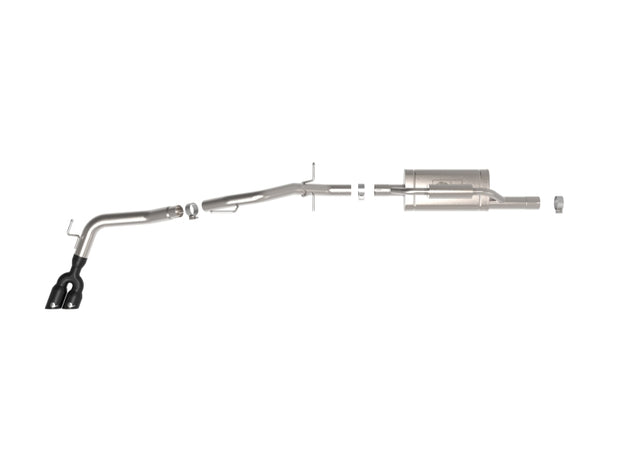 aFe 2024+ Ford Ranger Vulcan Series 2.5 inch to 3 inch Cat-Back Exhaust with Black Tips