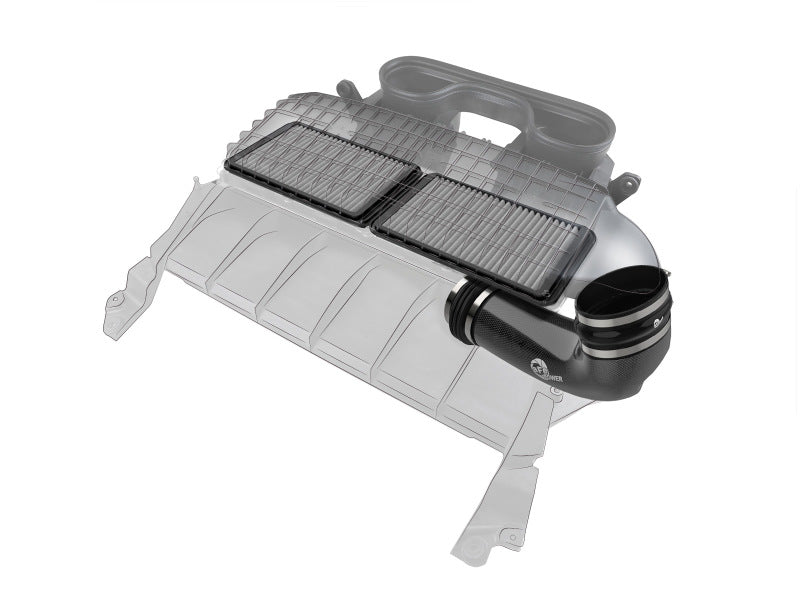 aFe Super Stock Carbon Fiber Pro Dry S Induction System for 2021-2024 Ram 1500 TRX V8-6.2L SC