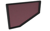 K&N Engineering Part 33-5123 High-Flow Replacement Air Filter for 2021-2022 Jeep Grand Cherokee L with V6 3.6L Engine
