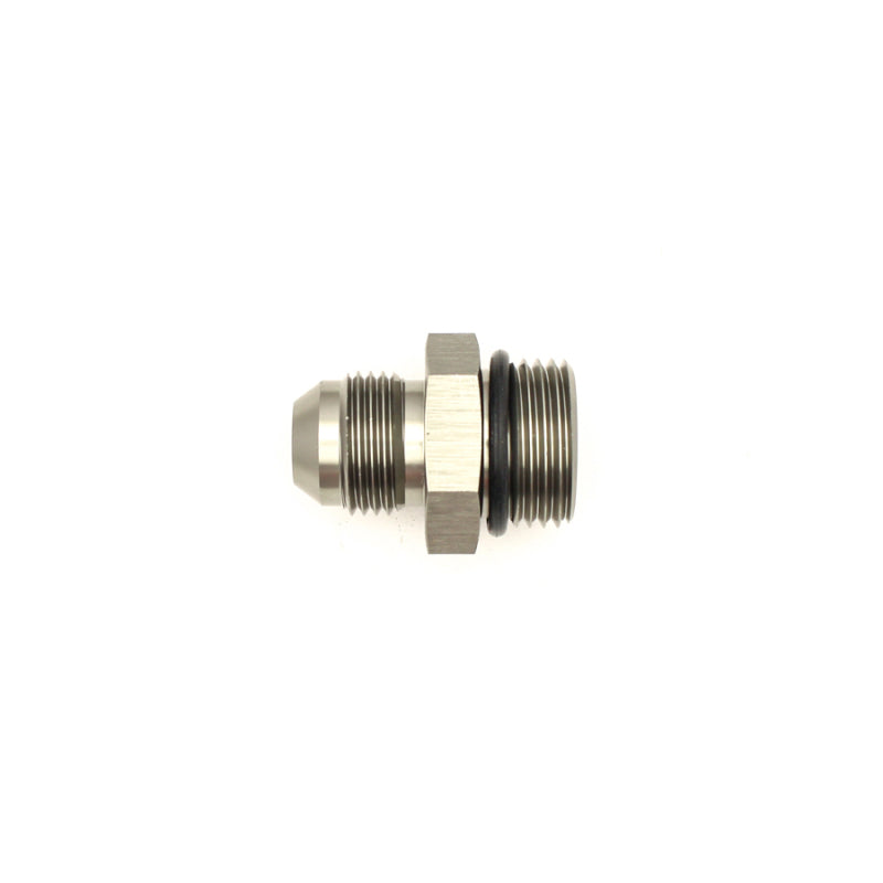 DeatschWerks 10AN ORB Male to 8AN Male Flare Adapter with O-Ring - Anodized Matte Black