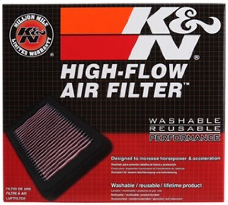 K&N Replacement High-Flow Air Filter for Chevrolet Cruze 1.8L L4 and Buick Verano