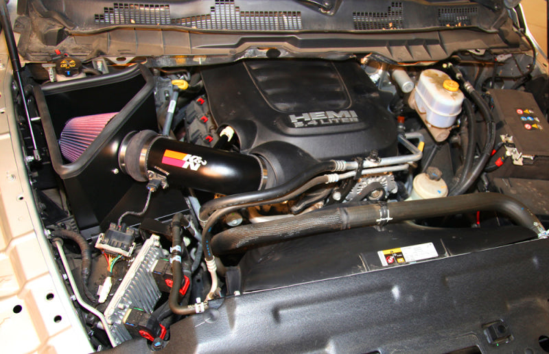 K&N Engineering 77-1568KTK Cold Air Intake System for Ram 2500/3500 6.4L V8 - Improved Horsepower and Torque