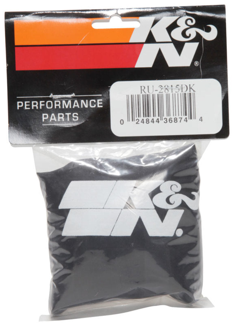 K&N Drycharger Air Filter Wrap RU-2815 by K&N Engineering – Water-Resistant Polyester Cover with High Airflow Design
