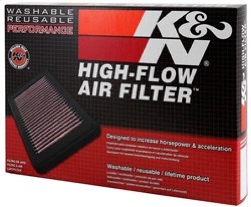 K&N Replacement High-Flow Air Filter for Pontiac Solstice and Saturn Sky 2.0L L4 – Part #33-2369