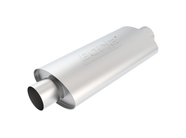Borla XR-1 Racing Sportsman 3-Inch Oval Inlet/Outlet Muffler - High-Performance Automotive Exhaust System