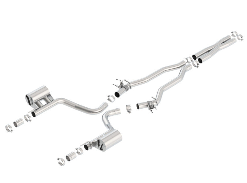 Borla ATAK Cat-Back Exhaust System for 2015-2023 Dodge Challenger SRT Hellcat 6.2L V8