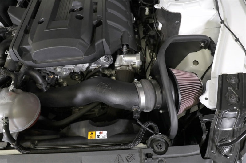 K&N Engineering 63-2606 High-Flow Cold Air Intake System for 2018-2022 Ford Mustang 2.3L EcoBoost