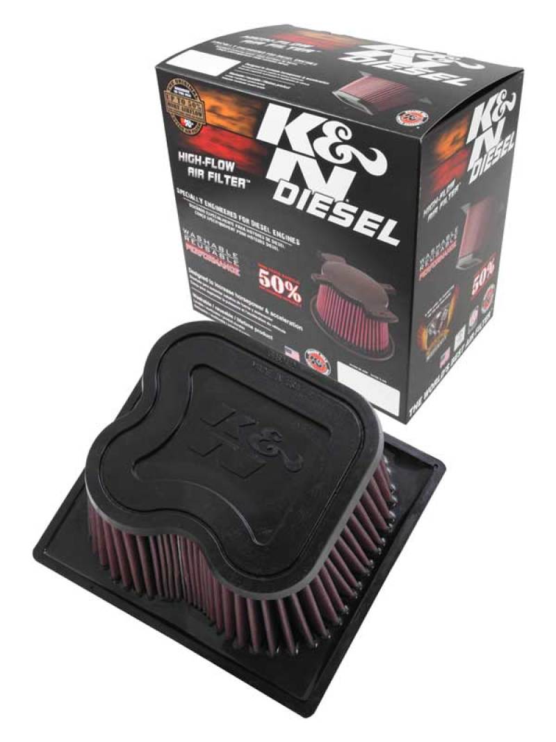 K&N Engineering 10-11 Dodge Ram 2500/3500 6.7L L6 Diesel Replacement Air Filter (Part E-0787)
