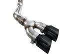AWE Tuning 3015-33145 Ford F-150 (2021-2025) Dual Side Exit Cat-Back Exhaust with 4.5-Inch Diamond Black Tips