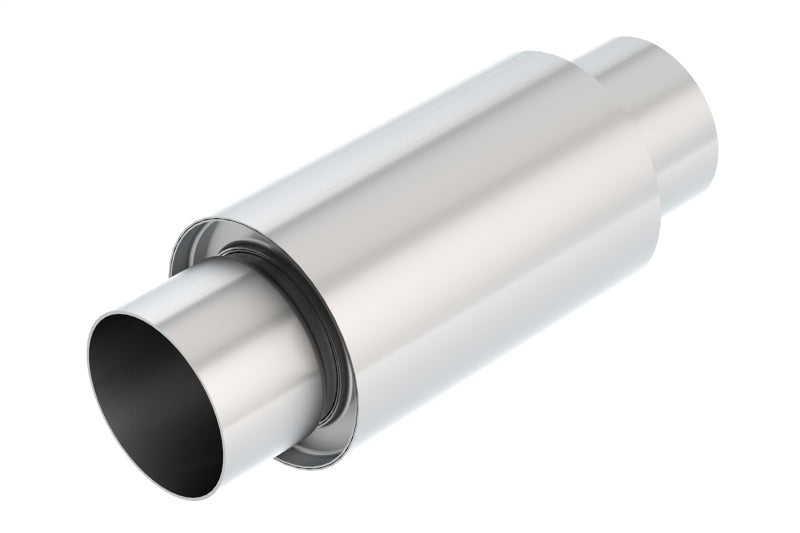Borla XR-1 Sportsman Shorty Racing Muffler with 3.5-inch Inlet/Outlet, 5-inch Round Body, 8-inch Length - Part Number 40004S